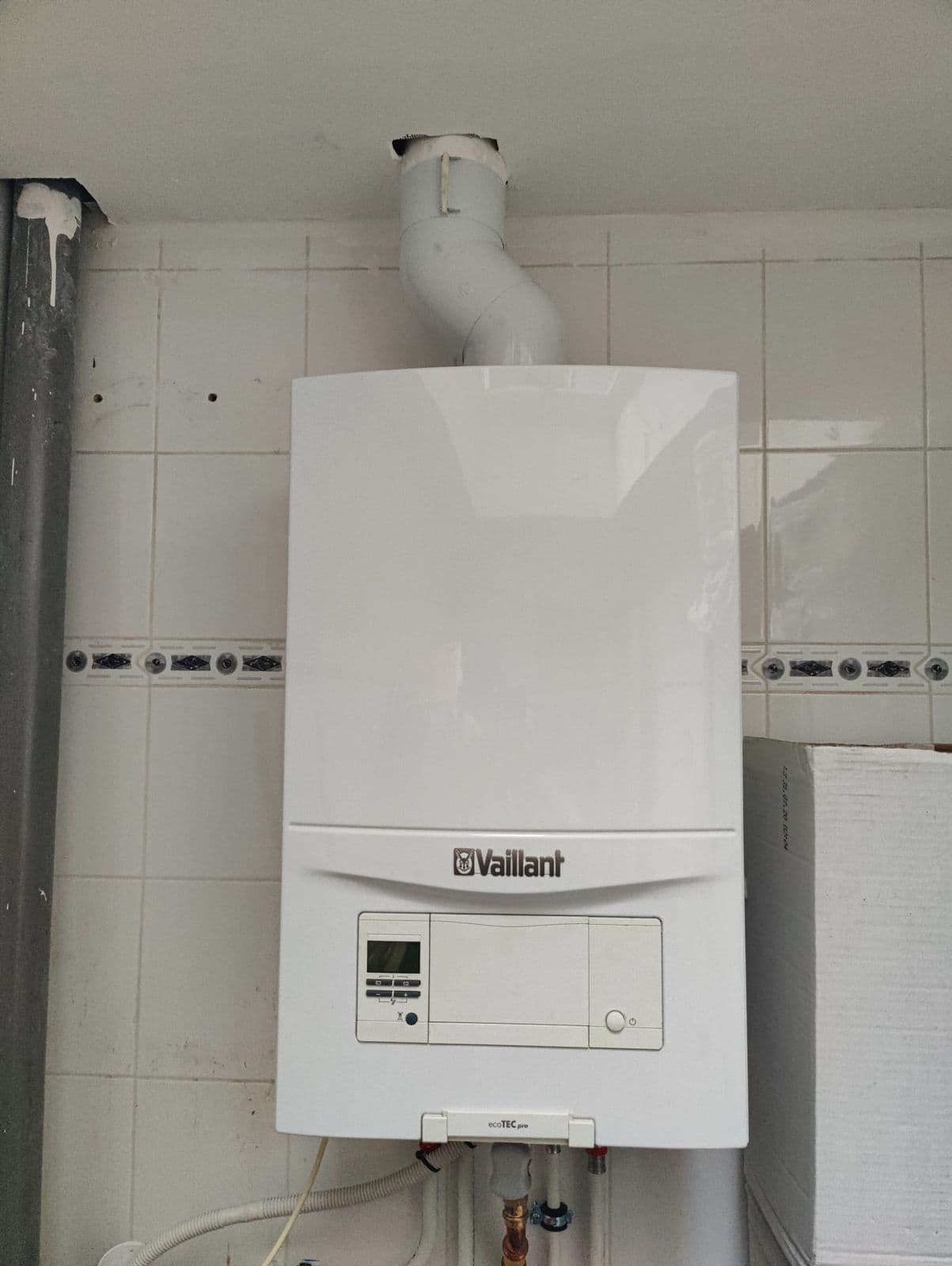 Chaudière murale Vaillant installée